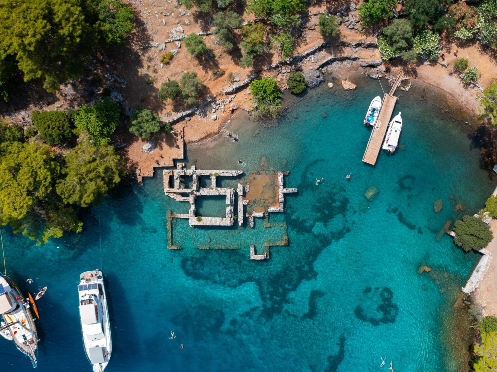 Gocek,,Fethiye,Mu?la,,Turkey,A,Sailing,Yacht,In,Gocek,,On