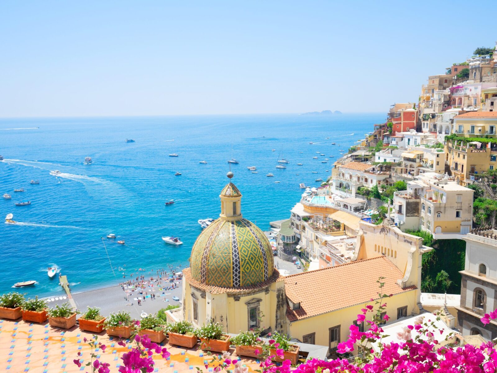 View,Of,Positano,-,Famous,Old,Italian,Resort,,Italy