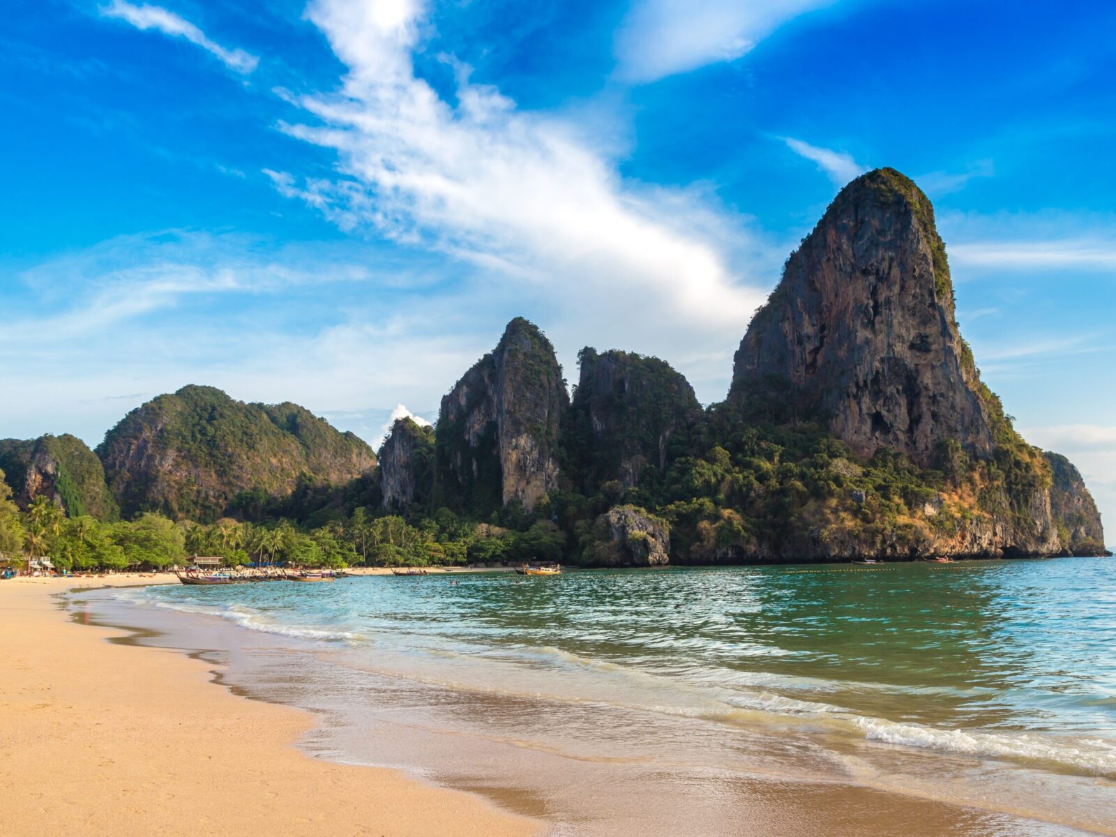 Tropical,Railay,Beach,In,Krabi,,Ao,Nang,,Thailand