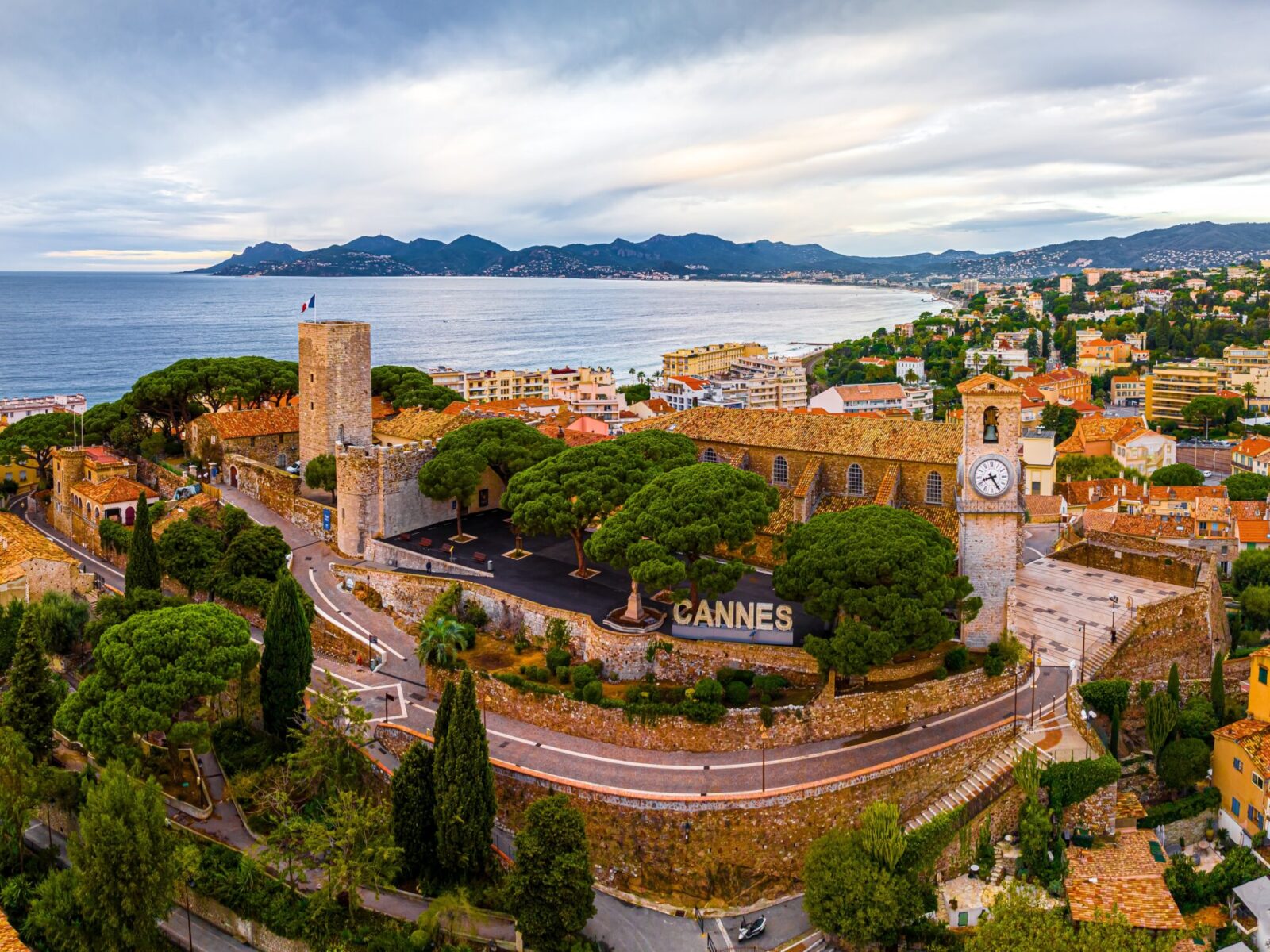 Aerial,View,Of,Cannes,,A,Resort,Town,On,The,French