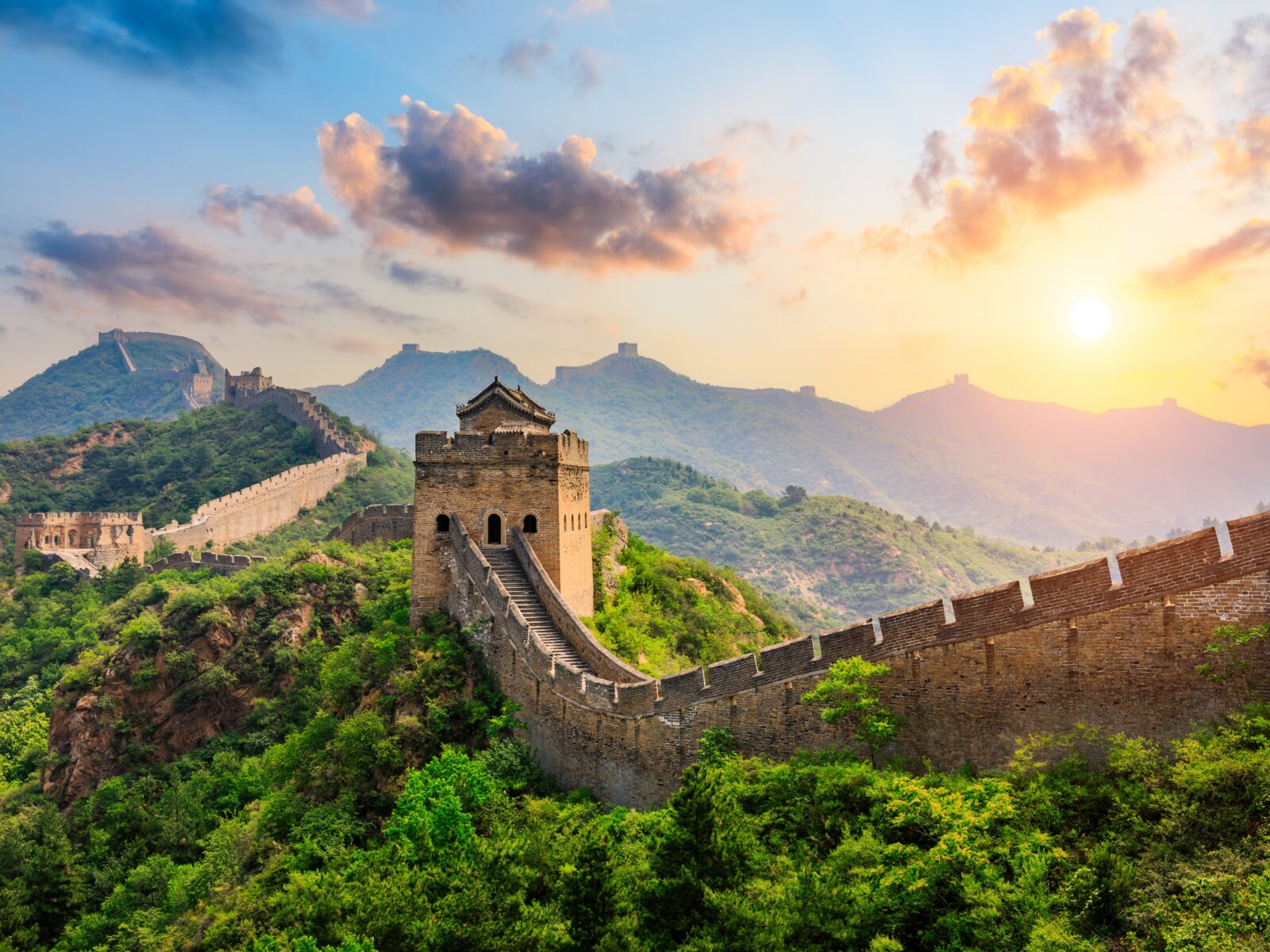 The,Great,Wall,Of,China.,Famous,Travel,Destinations,In,China.