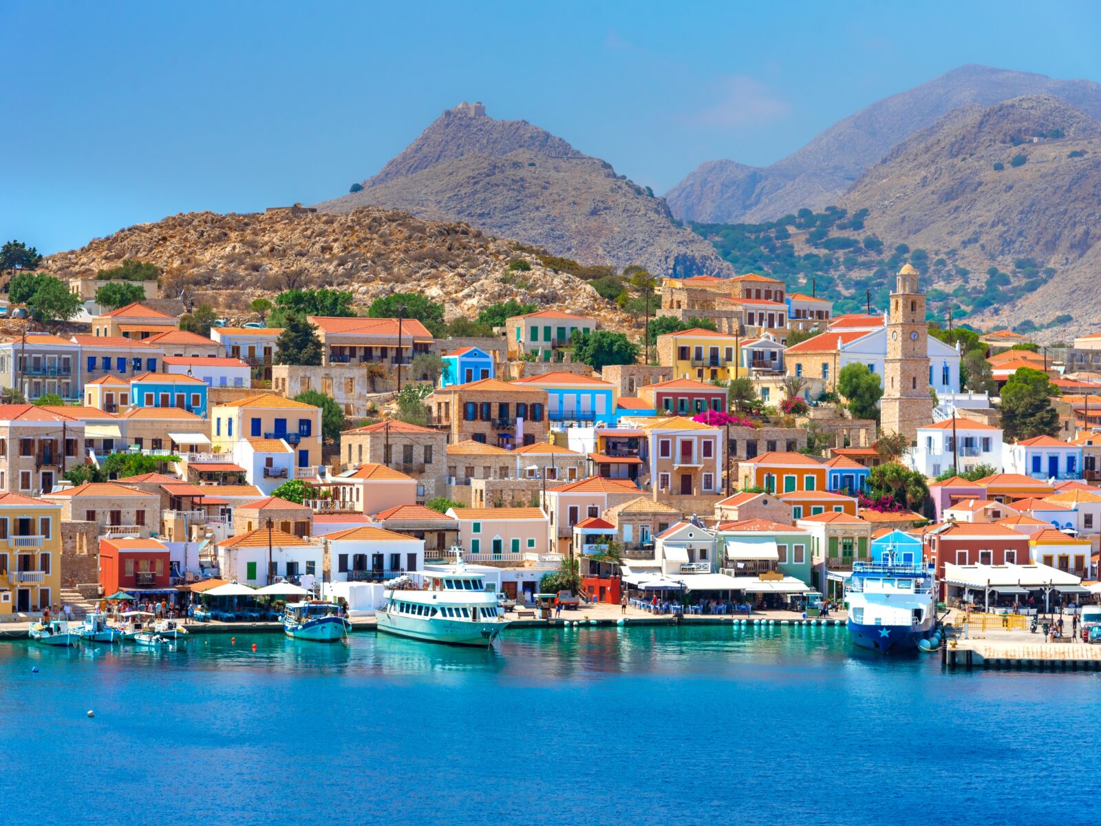 Chalki,Island,,One,Of,The,Most,Charmy,Dodecanese,Islands,Of