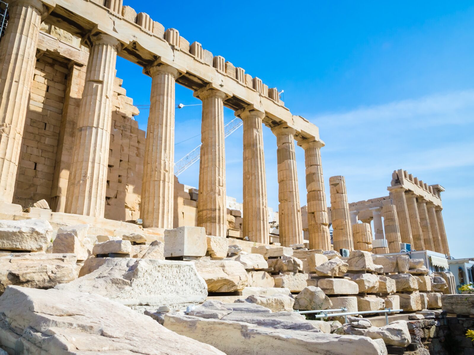 Panoramic,View,Of,Parthenon,Temple,In,Acropolis,,Athens,,Capital,Of