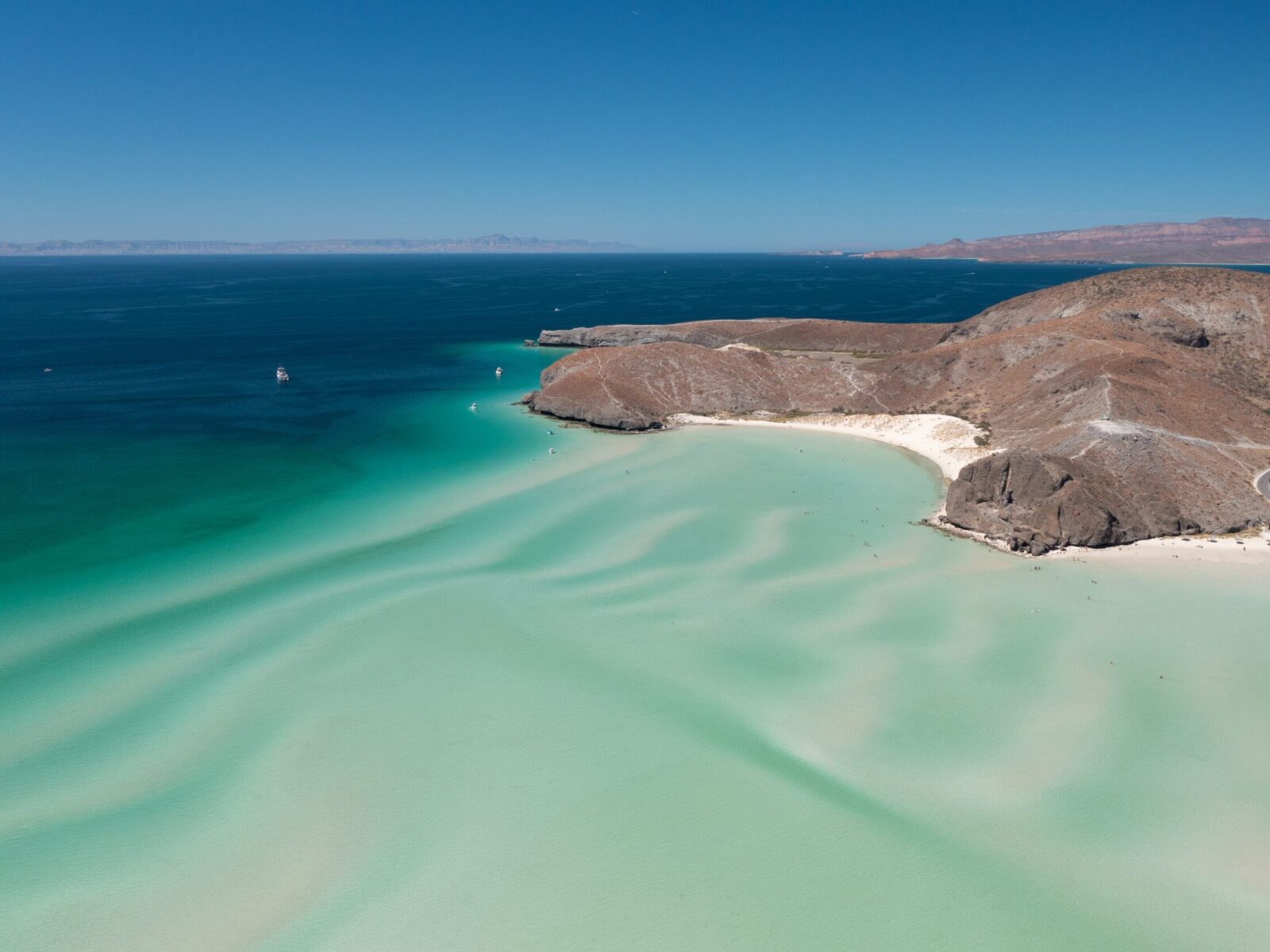 Stunning,Aerial,Drone,View,Of,Balandra,Beach,,La,Paz,,Mexico
