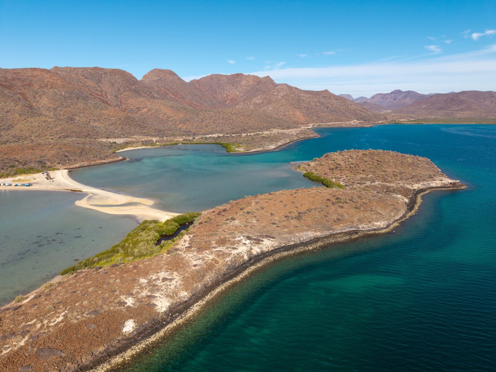 High,Angle,View,Of,Requesón,Beach,In,Baja,California,Sur