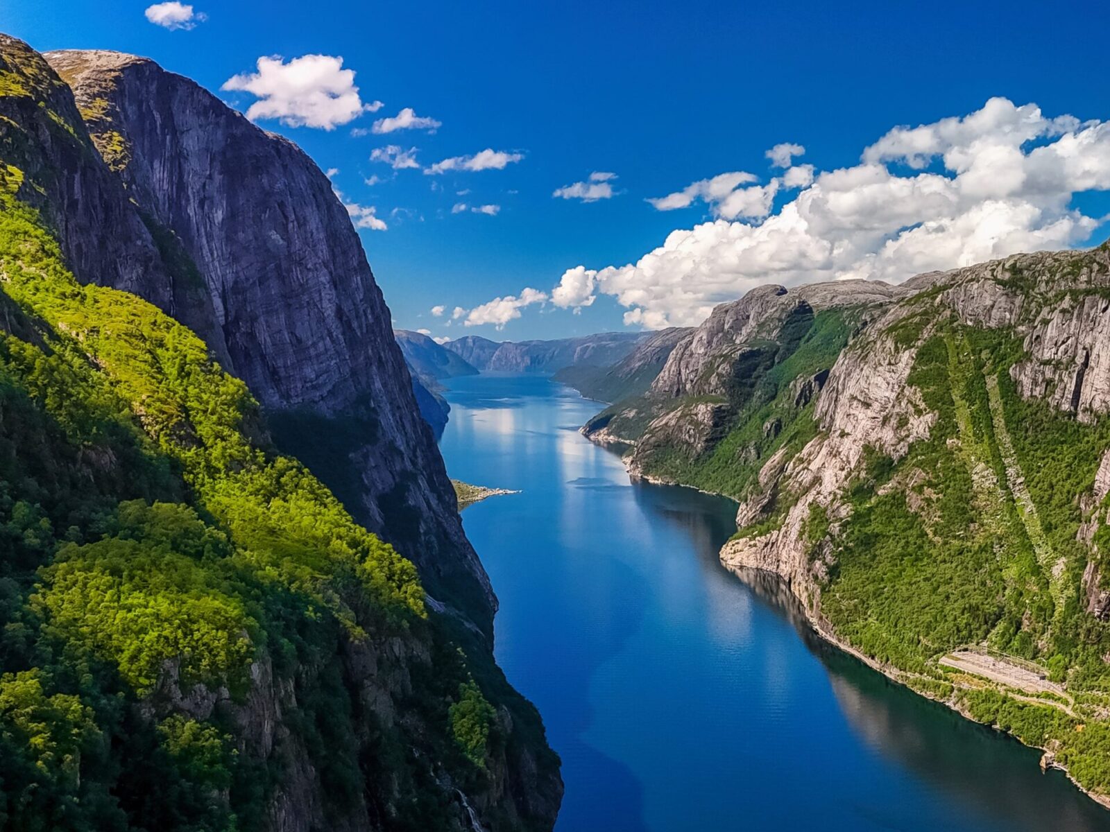 Experience,The,Beauty,Of,Lysefjord,,Norway,,With,Breathtaking,Aerial,Views