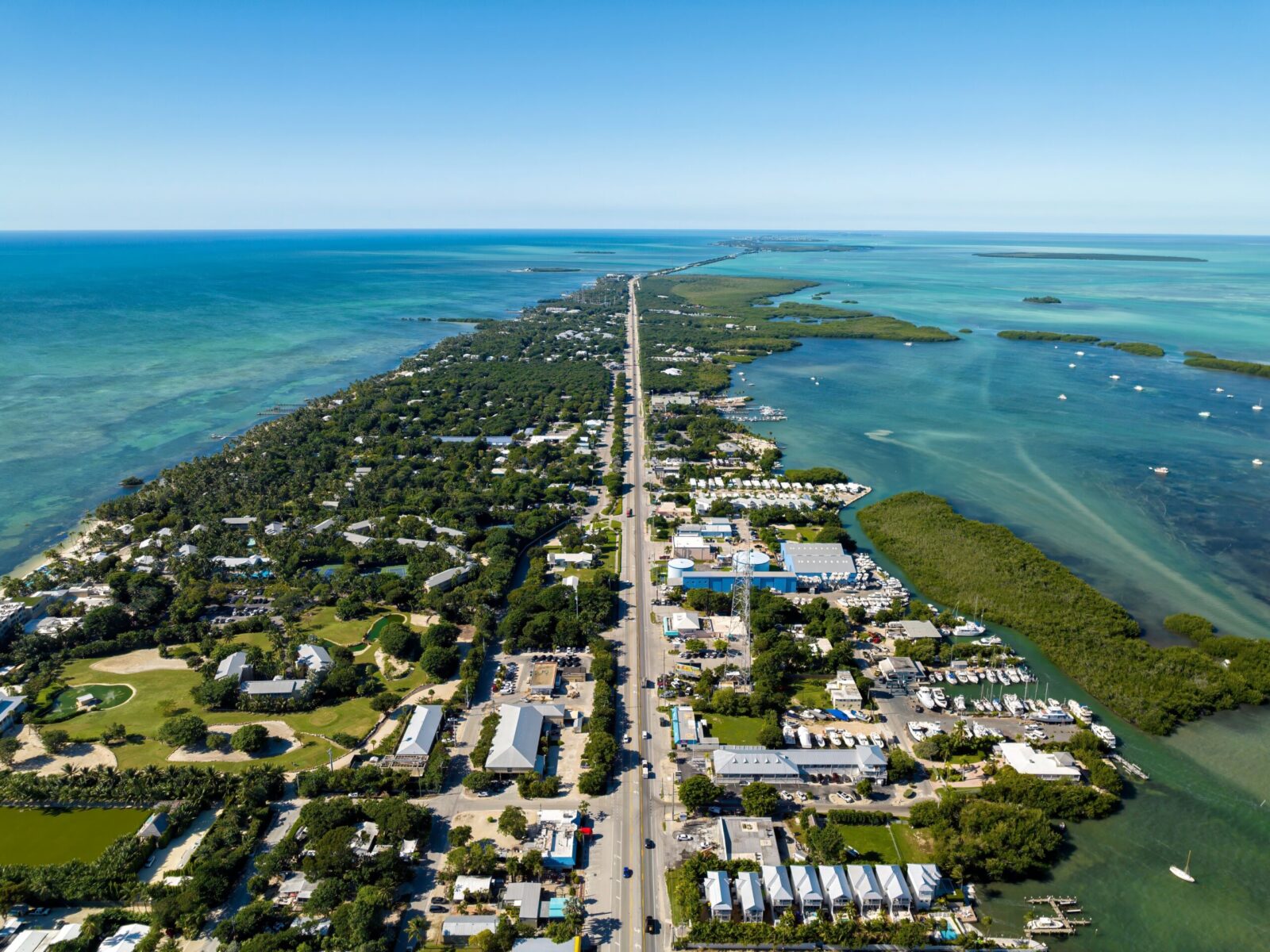 Aerial,View,Of,Islamorada,In,Florida,Keys