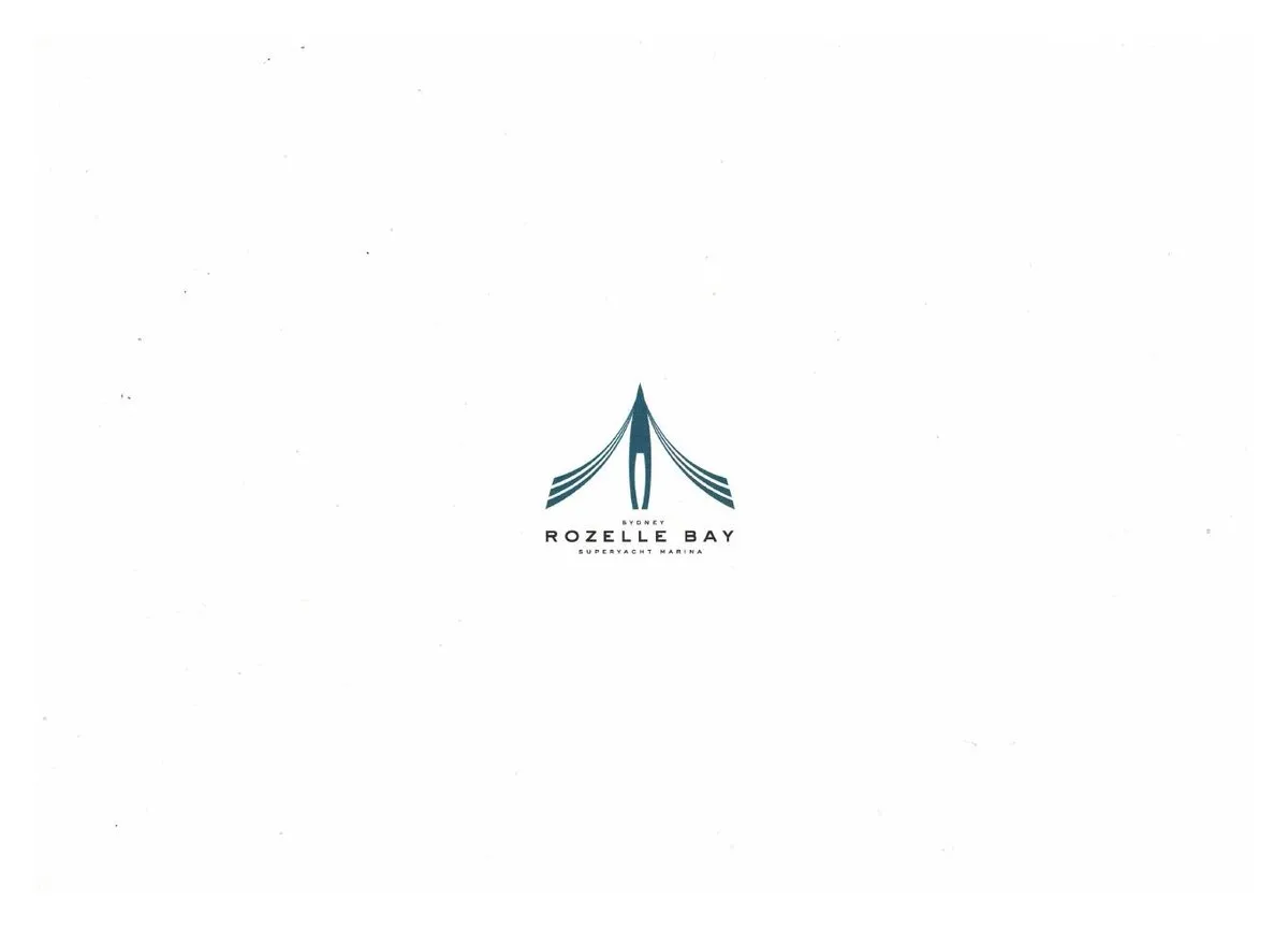 Rozelle Bay Superyacht Marina brochure cover